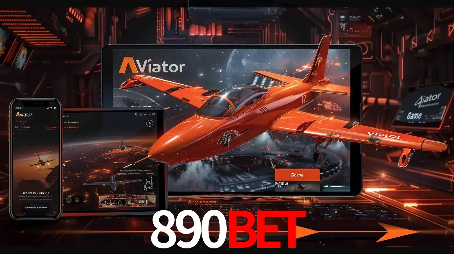 Apresentação tecnológica do jogo Aviator com um avião saindo da tela de um tablet, demonstrando a experiência imersiva em múltiplos dispositivos no 890bet.
